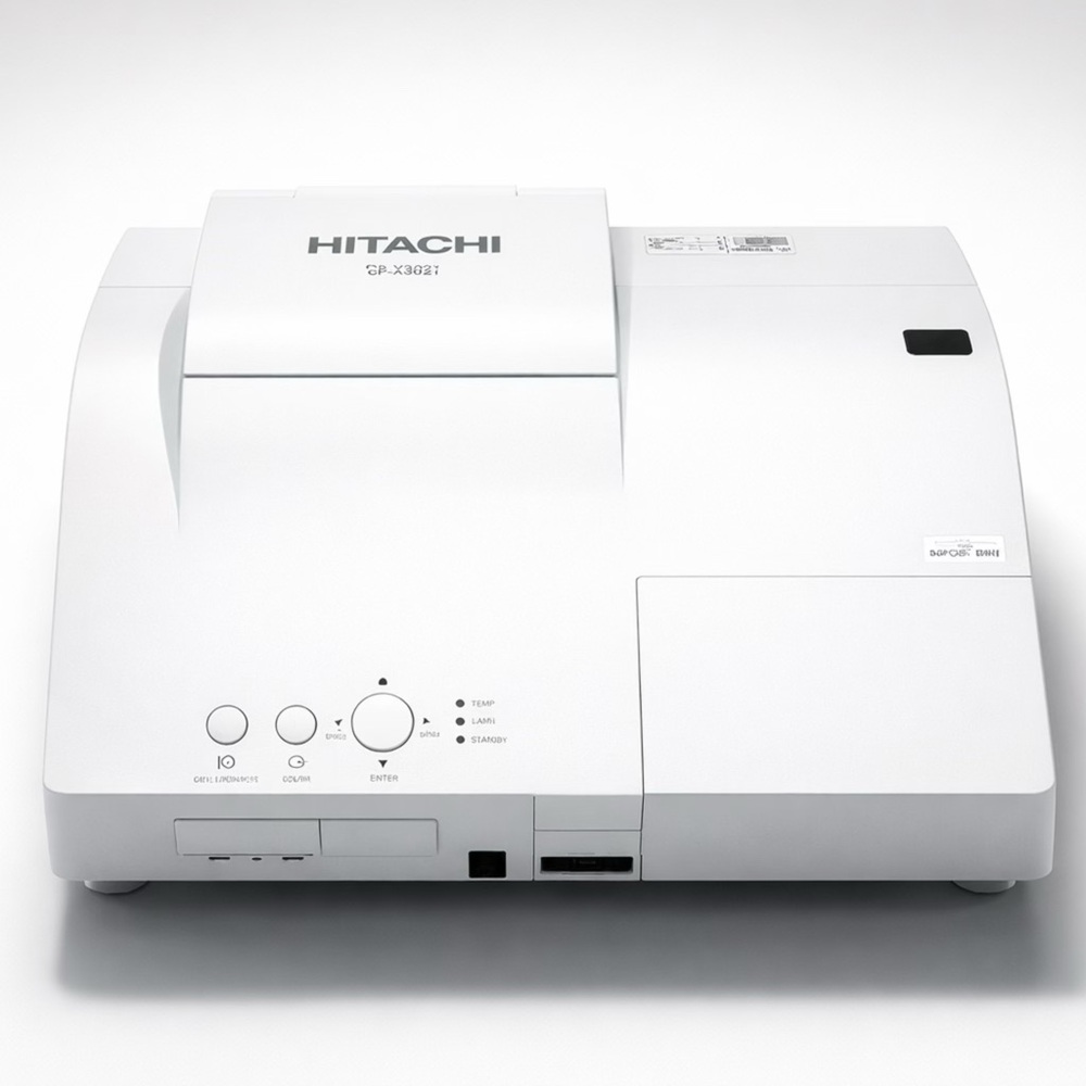 Hitachi CP-A222WN Ultra Short-Throw 3LCD Projector | HDMI CABLES | Tested Sharp